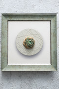 Verdant Rose Medallion Wall Art