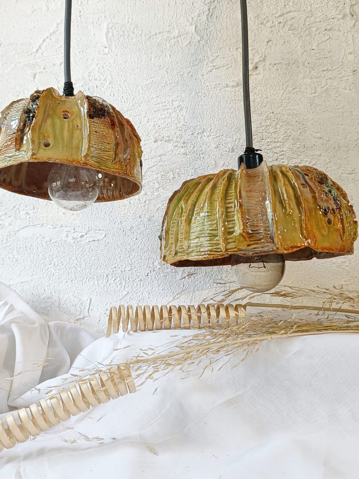Textured hanging lamp Large - 8500 Small - 6500