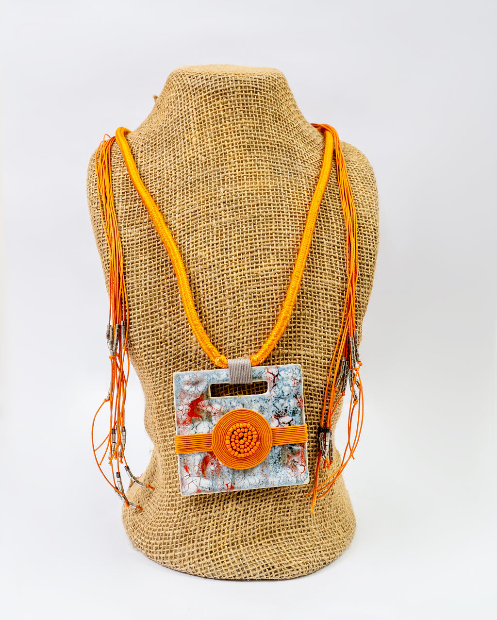 Handcrafted Ceramic Pendant Necklace