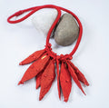 Handcrafted Ceramic Necklace with Beads