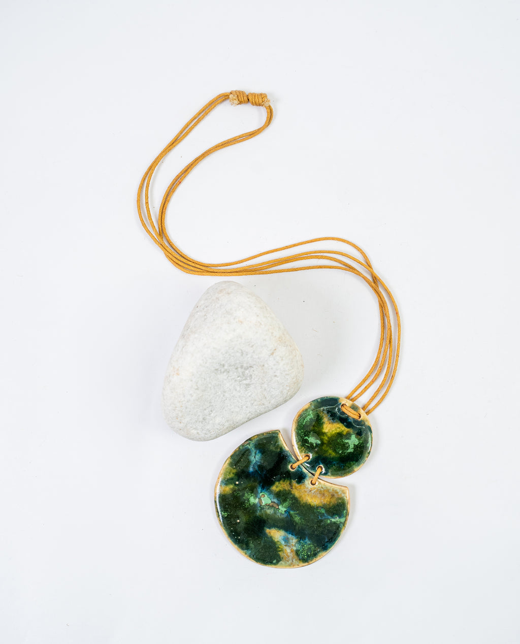 Handcrafted Ceramic Pendant Necklace