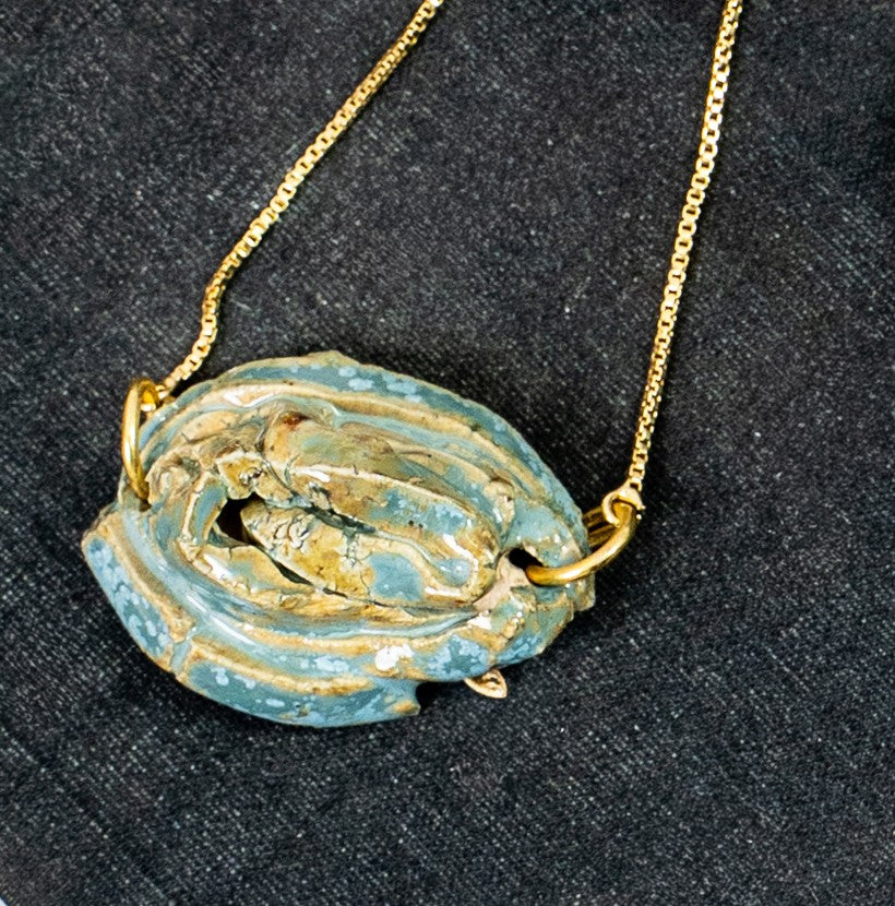 Handcrafted Ceramic Pendant Necklace