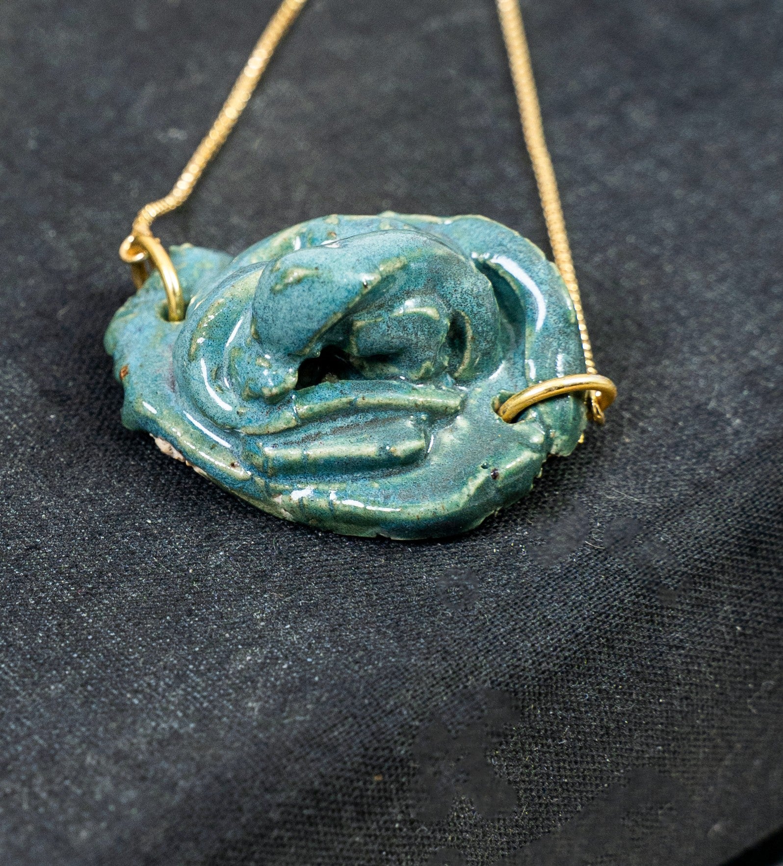 Handcrafted Ceramic Pendant Necklace