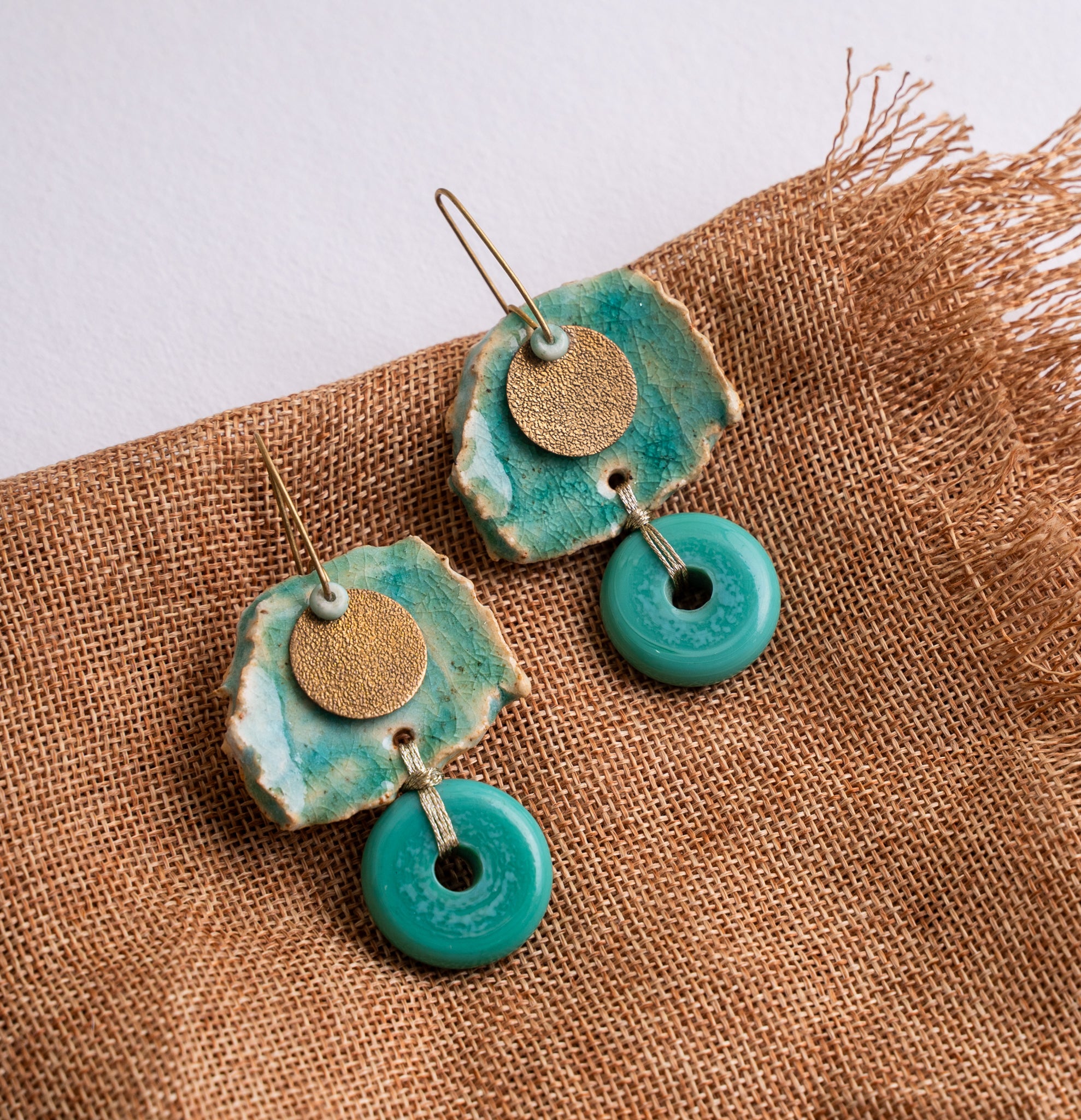 Handcrafted Ceramic Statement Earrings