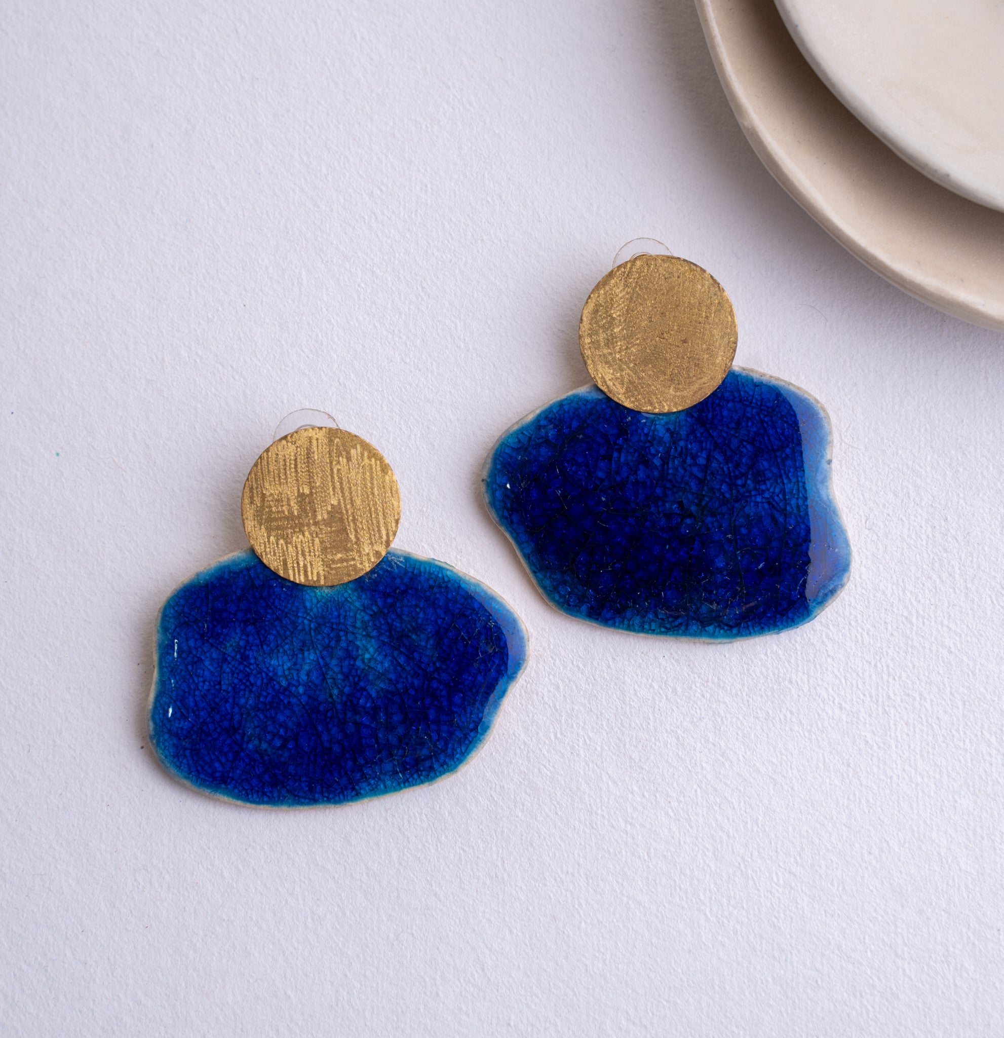Handcrafted Ceramic Statement Earrings