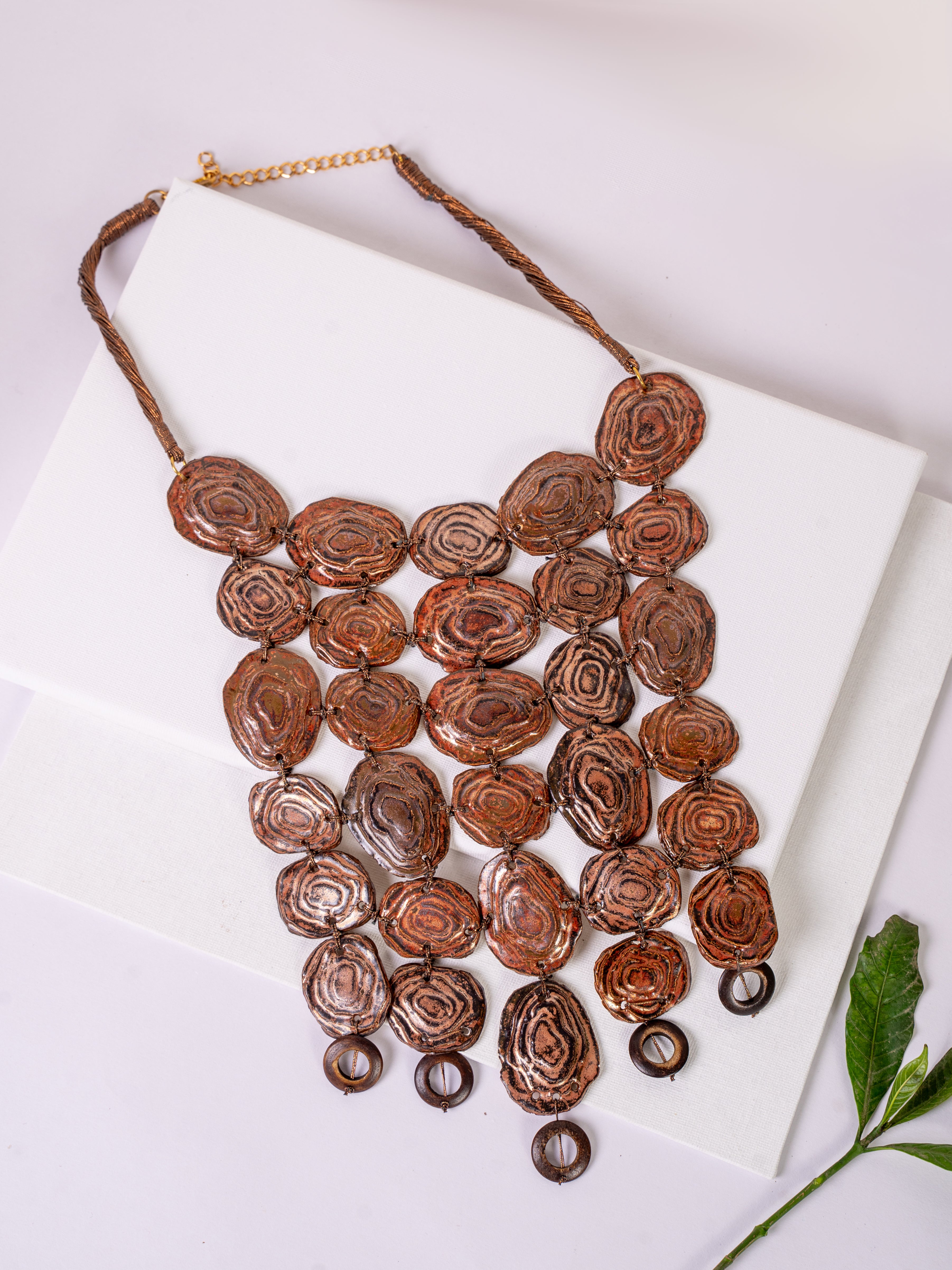 Handcrafted Ceramic Statement Necklace