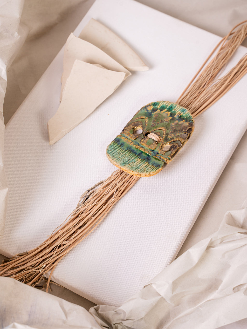 Handcrafted Ceramic Pendant Necklace