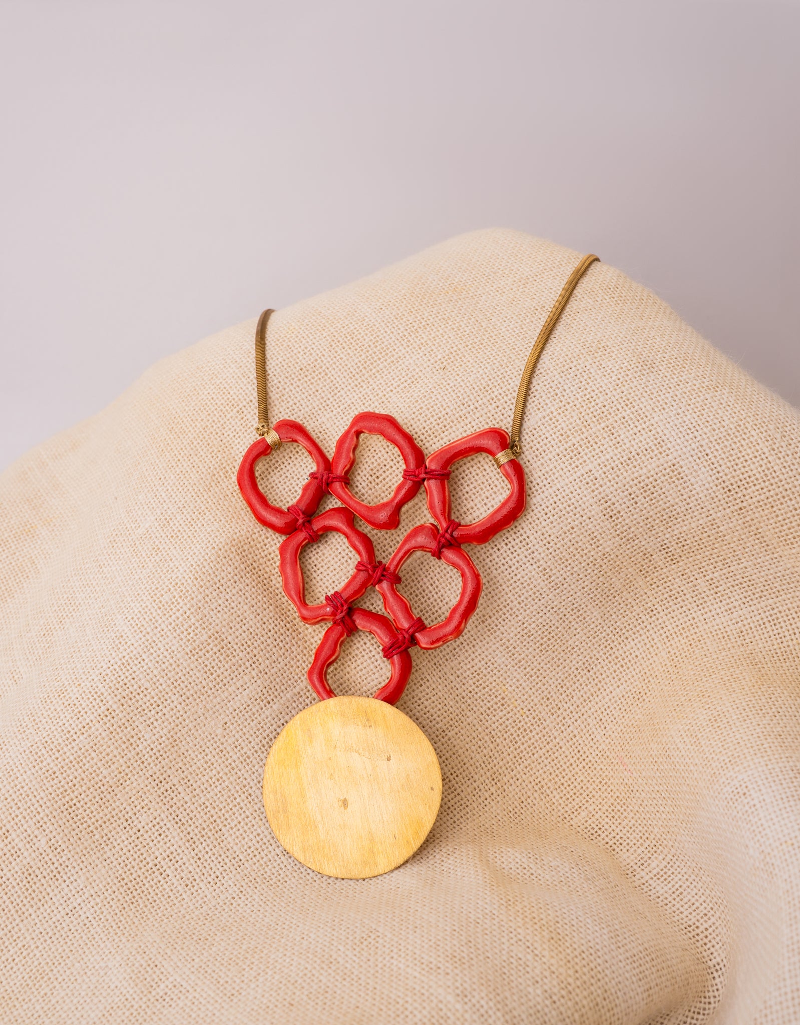 Handcrafted Ceramic Statement Necklace